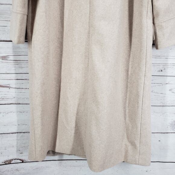 Stradivarius New Women's Beige Soft Touch Double Breasted Coat Size XL - Picture 15 of 15